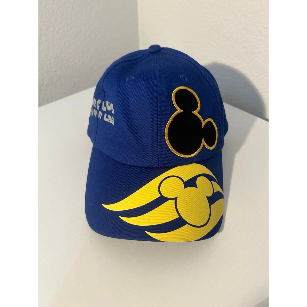 Disney Oceaneer Club Cruise Line Youth Hat Adjustable Blue - Excellent Condition